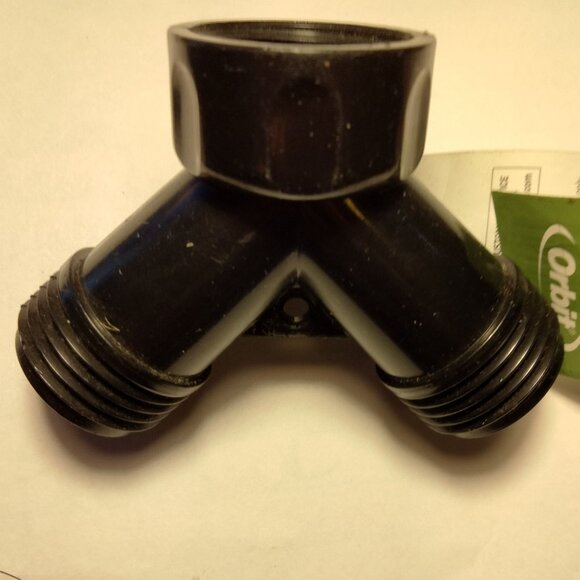 Orbitz Hose Y Connector Garden Hose Diverter 2 Way Splitter - Picture 4 of 9